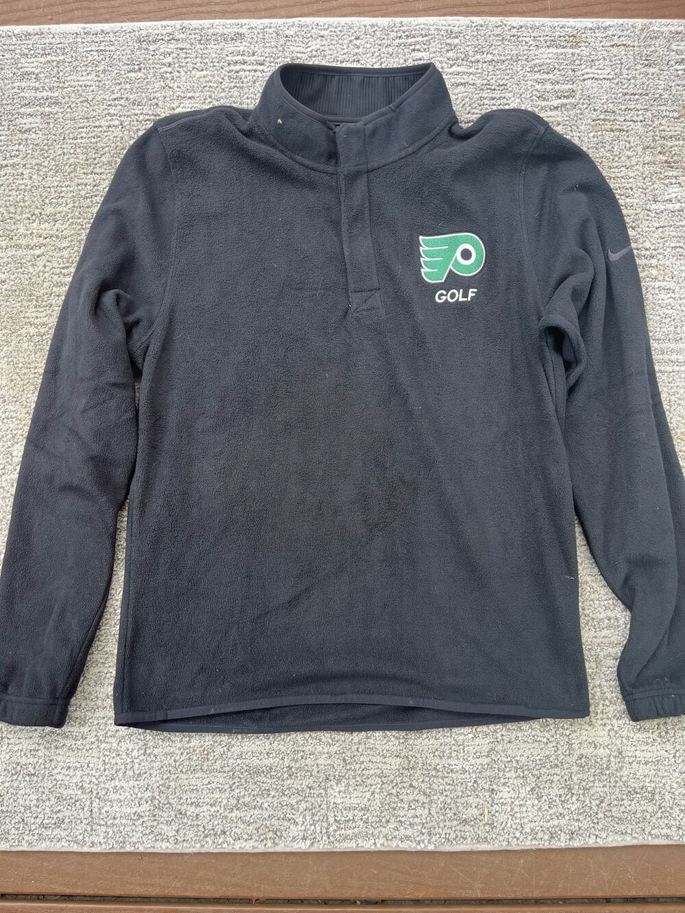 Men's Nike black Philadelphia Flyers 'GOLF' pullover, size S